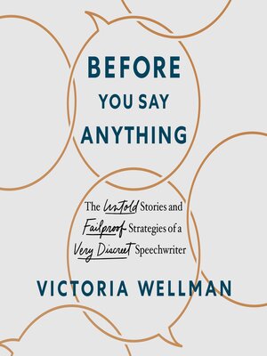 cover image of Before You Say Anything